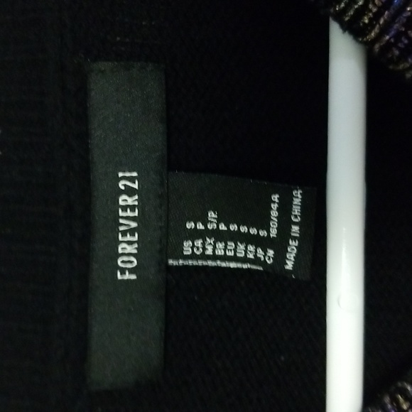 Forever21 Metallic Coated Sweater - Picture 5 of 5